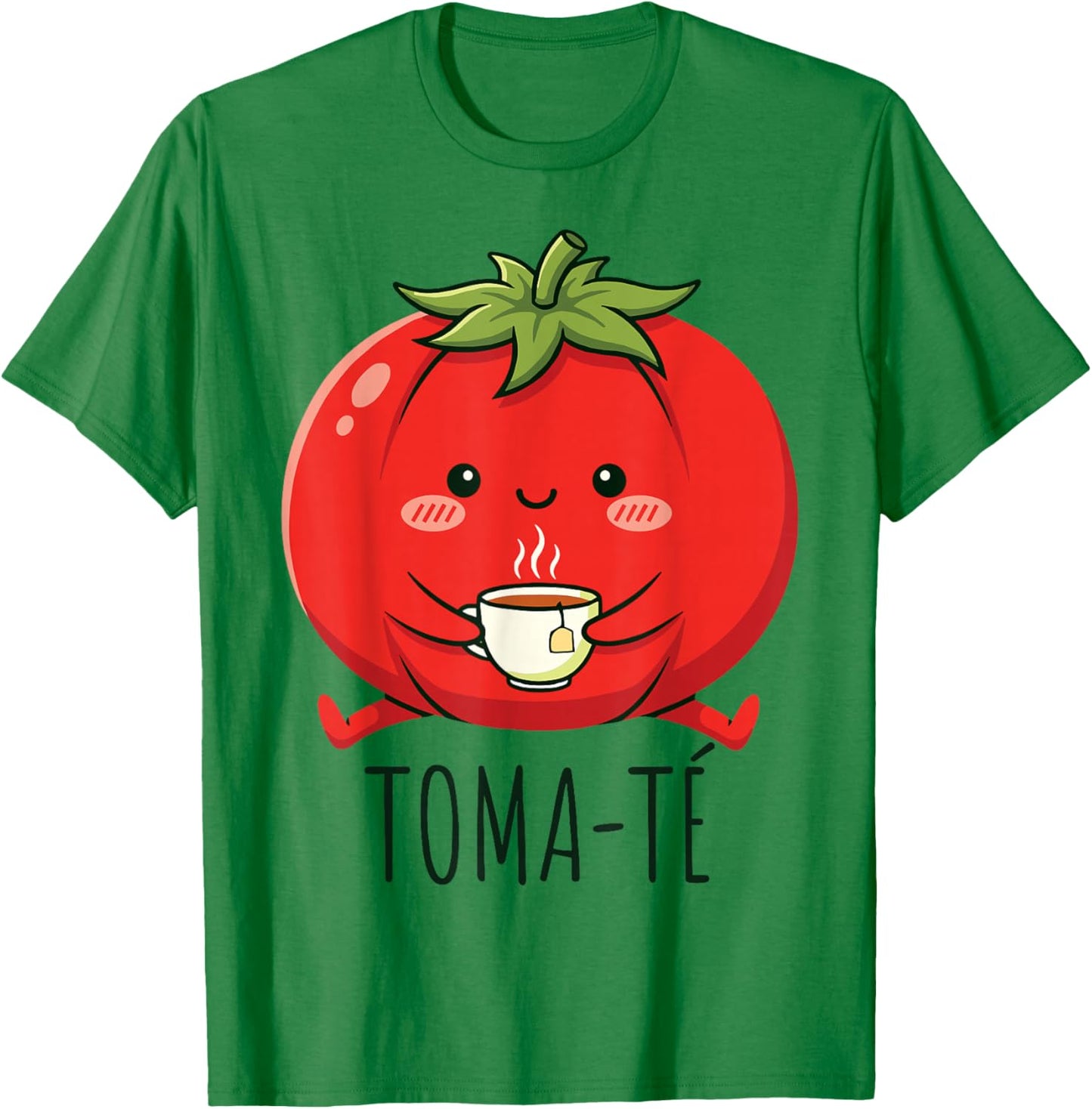 Funny Teacher Tomato Kawaii School Teacher Spanish T-Shirt - T-Shirt | Irish Green