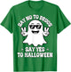 Say Not Drug-Free Say Yes To Halloween Red Ribbon Week Ghost T-Shirt - T-Shirt | Irish Green