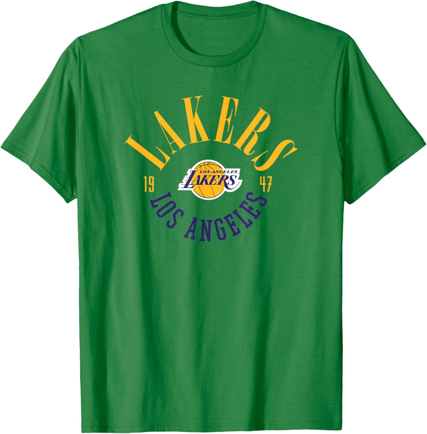 Official NBA Los Angeles Lakers Range T-Shirt - T-Shirt | Irish Green