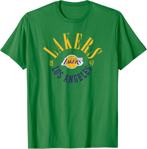 Official NBA Los Angeles Lakers Range T-Shirt - T-Shirt | Irish Green