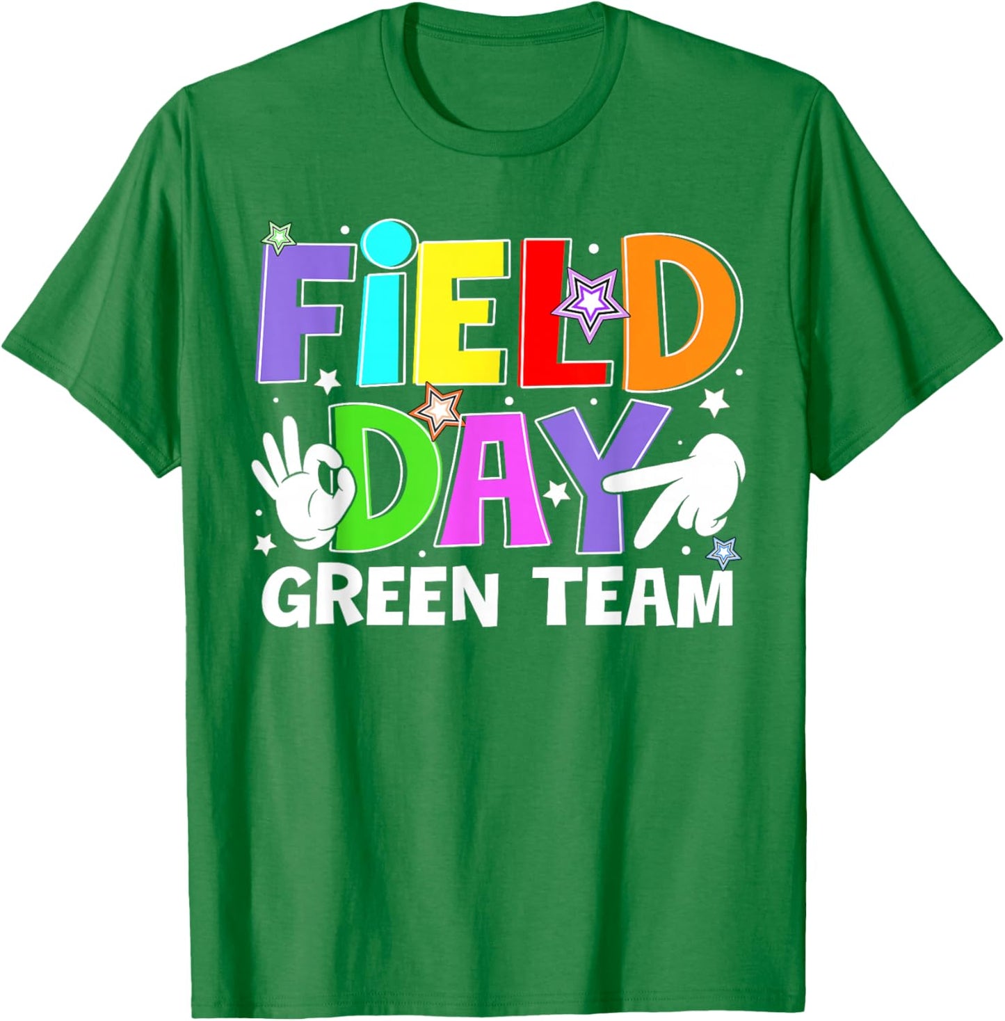 Field Day Green Team Let The Games Begin Six Seven Meme T-Shirt - T-Shirt | Irish Green