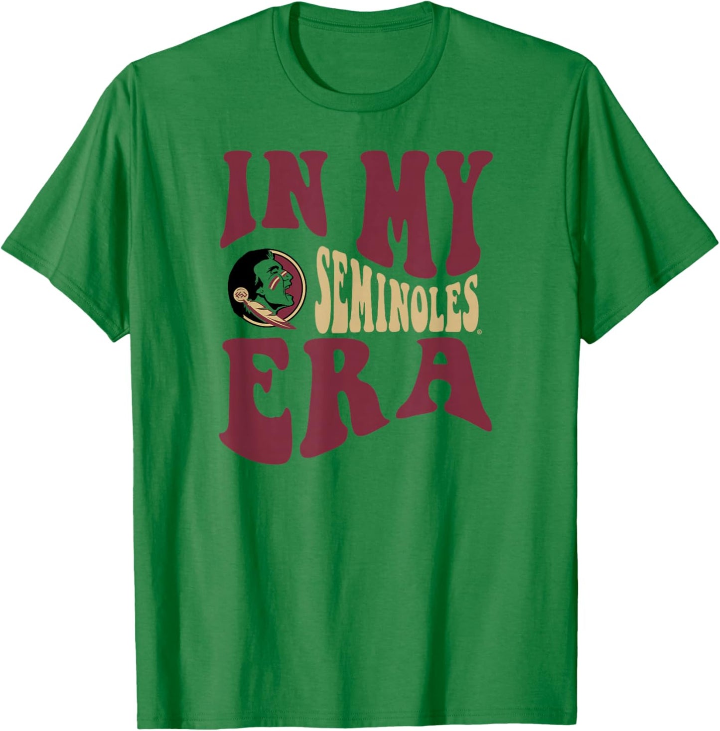 Florida State Seminoles Era White Officially Licensed T-Shirt - T-Shirt | Irish Green