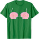 Mermaid Bra Lazy Halloween Costume T-Shirt - T-Shirt | Irish Green