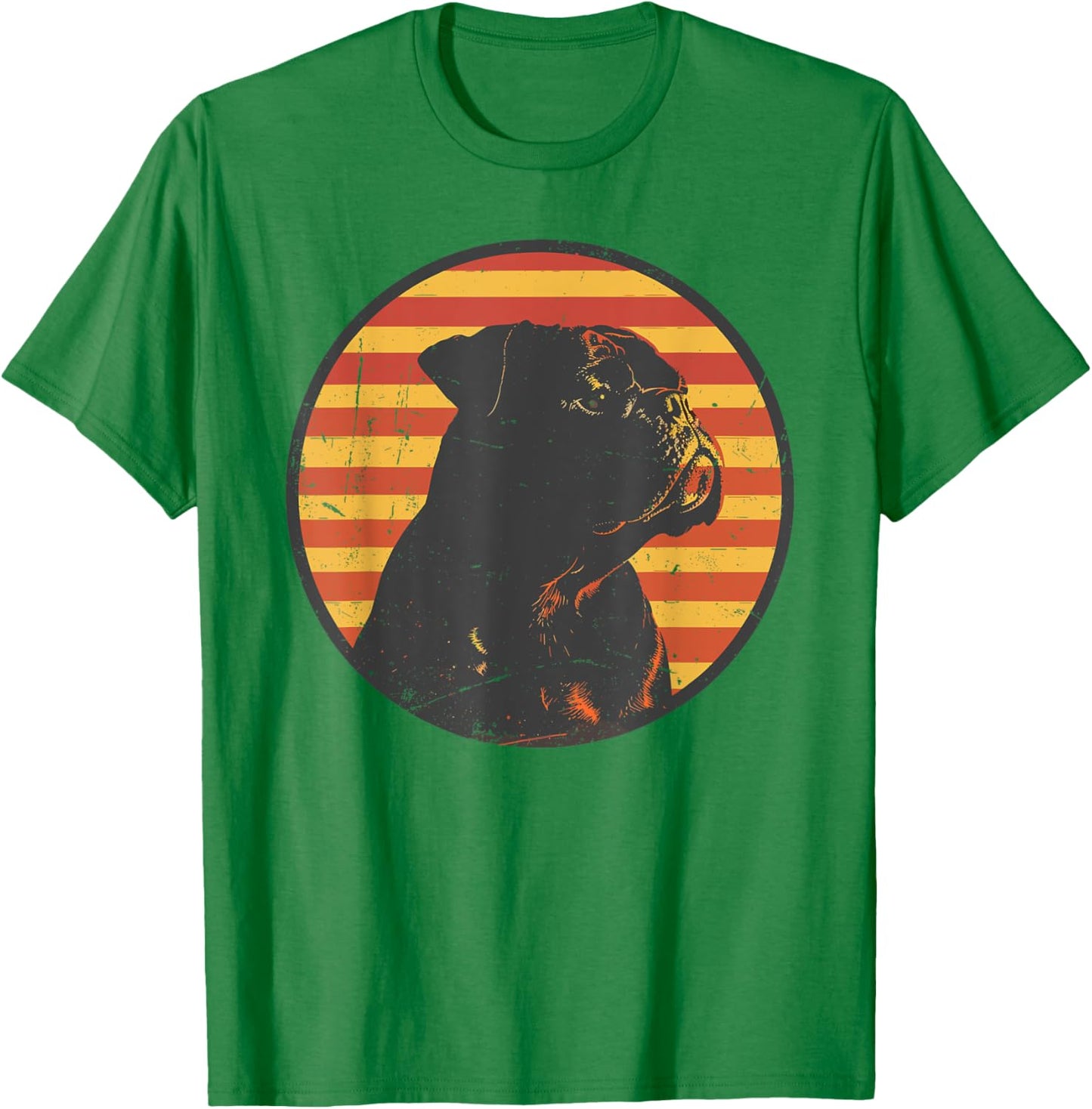 Retro Boxer Dog Lovers Gift Vintage Boxer Owner Men Women T-Shirt - T-Shirt | Irish Green