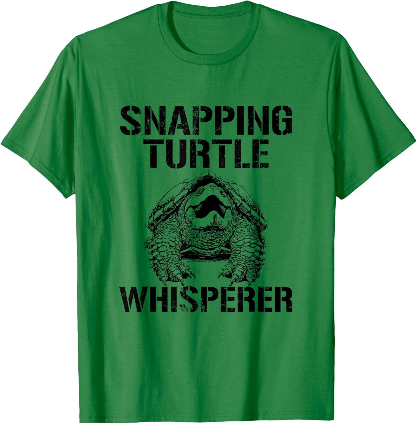 Snapping Turtle Whisperer, Snapping Turtle T-Shirt - T-Shirt | Irish Green