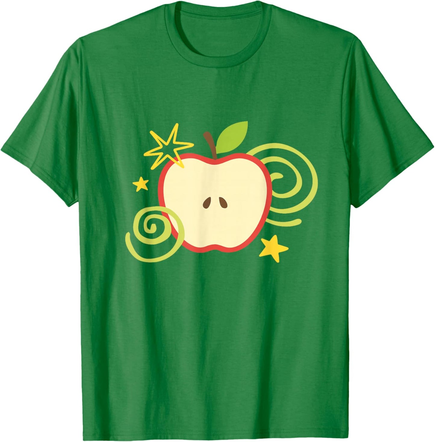 Apple y2k Whimsy Twee Kawaii Cute Heisei Retro Summer Teen T-Shirt - T-Shirt | Irish Green