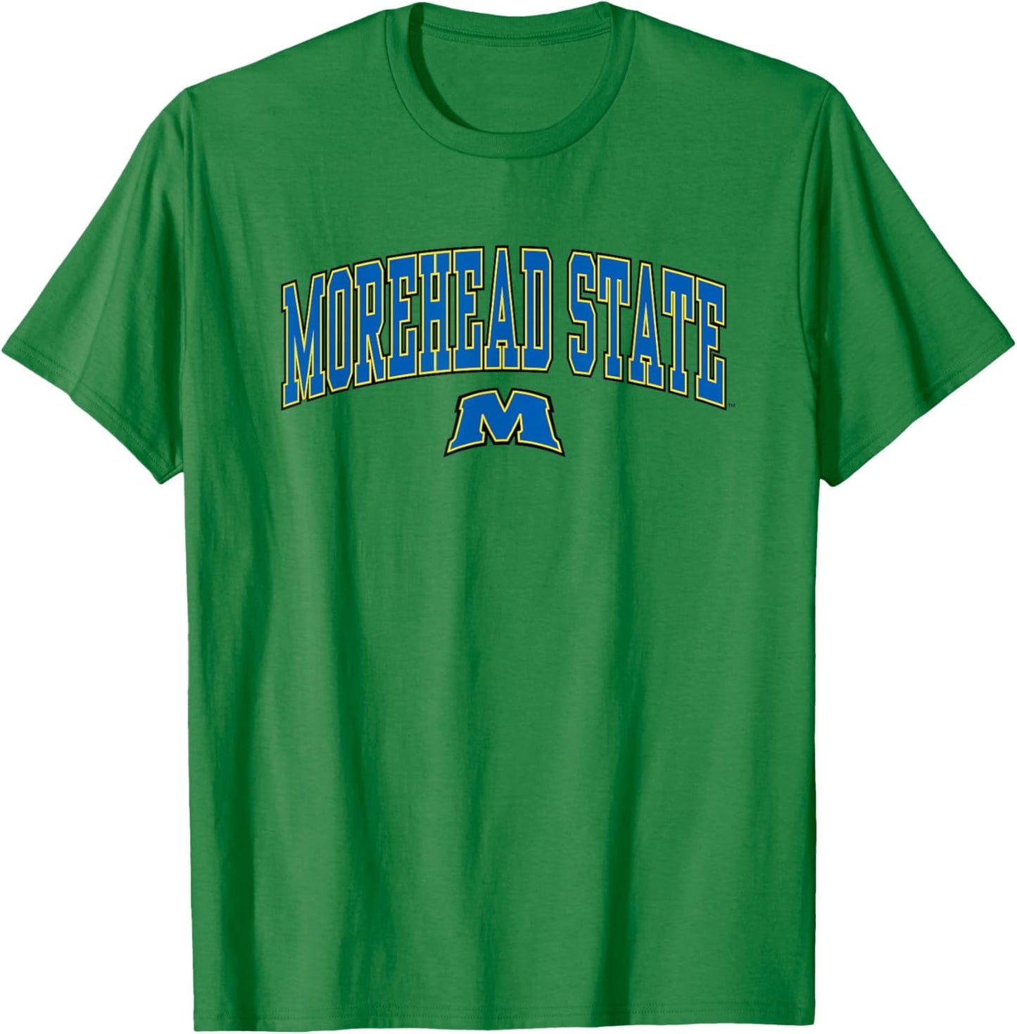 Morehead State Eagles Arch Over Officially Licensed T-Shirt - T-Shirt | Irish Green