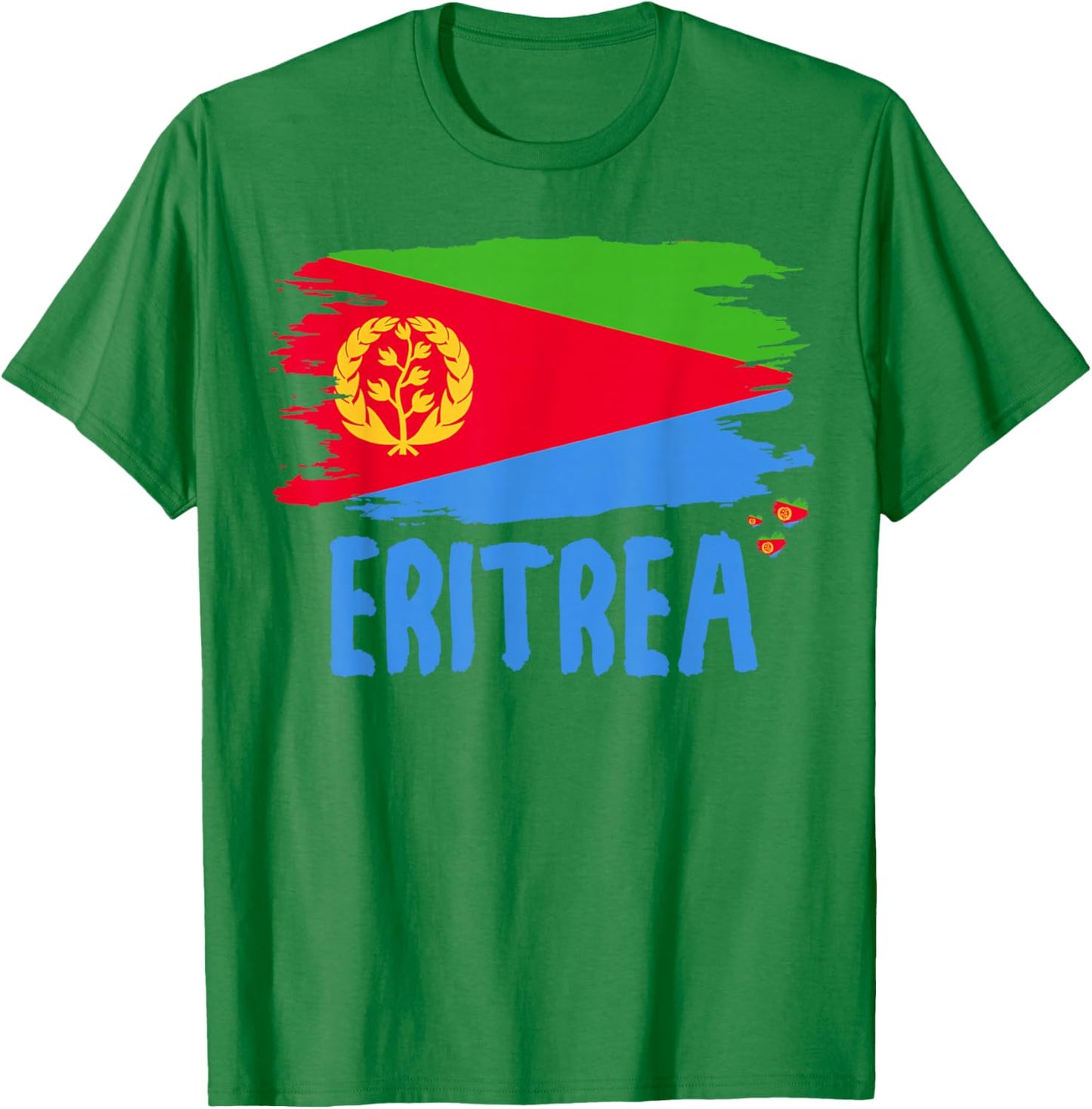 Eritrean Flag Outfit Idea & Eritrea Heritage Theme T-Shirt - T-Shirt | Irish Green
