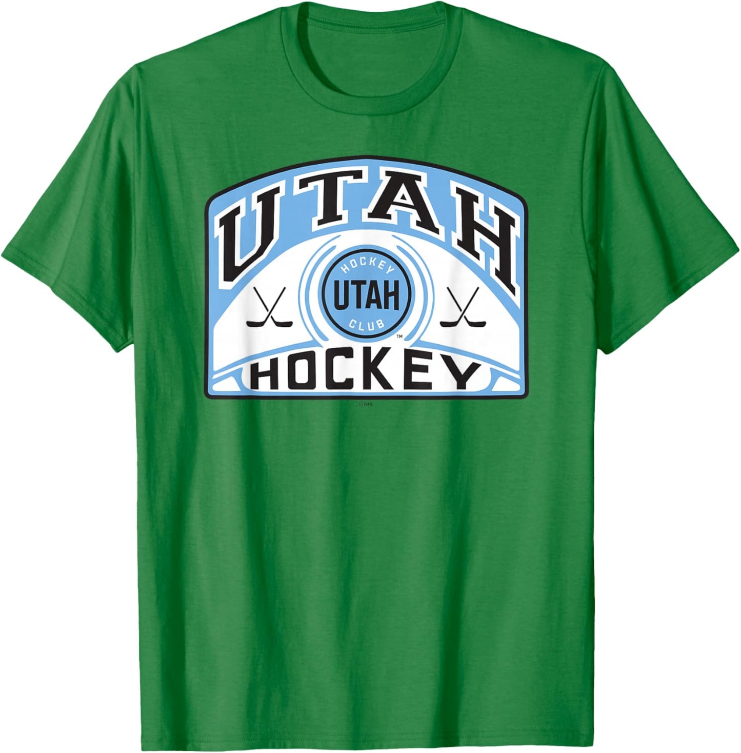 Utah Hockey Club Glide Gray Officially Licensed T-Shirt - T-Shirt | Irish Green