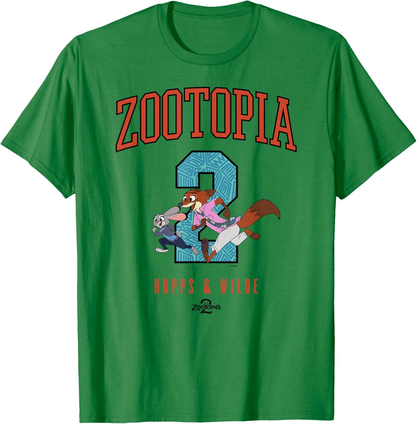 Disney Zootopia 2 Judy Hopps and Nick Wilde Cute Moments T-Shirt - T-Shirt | Irish Green