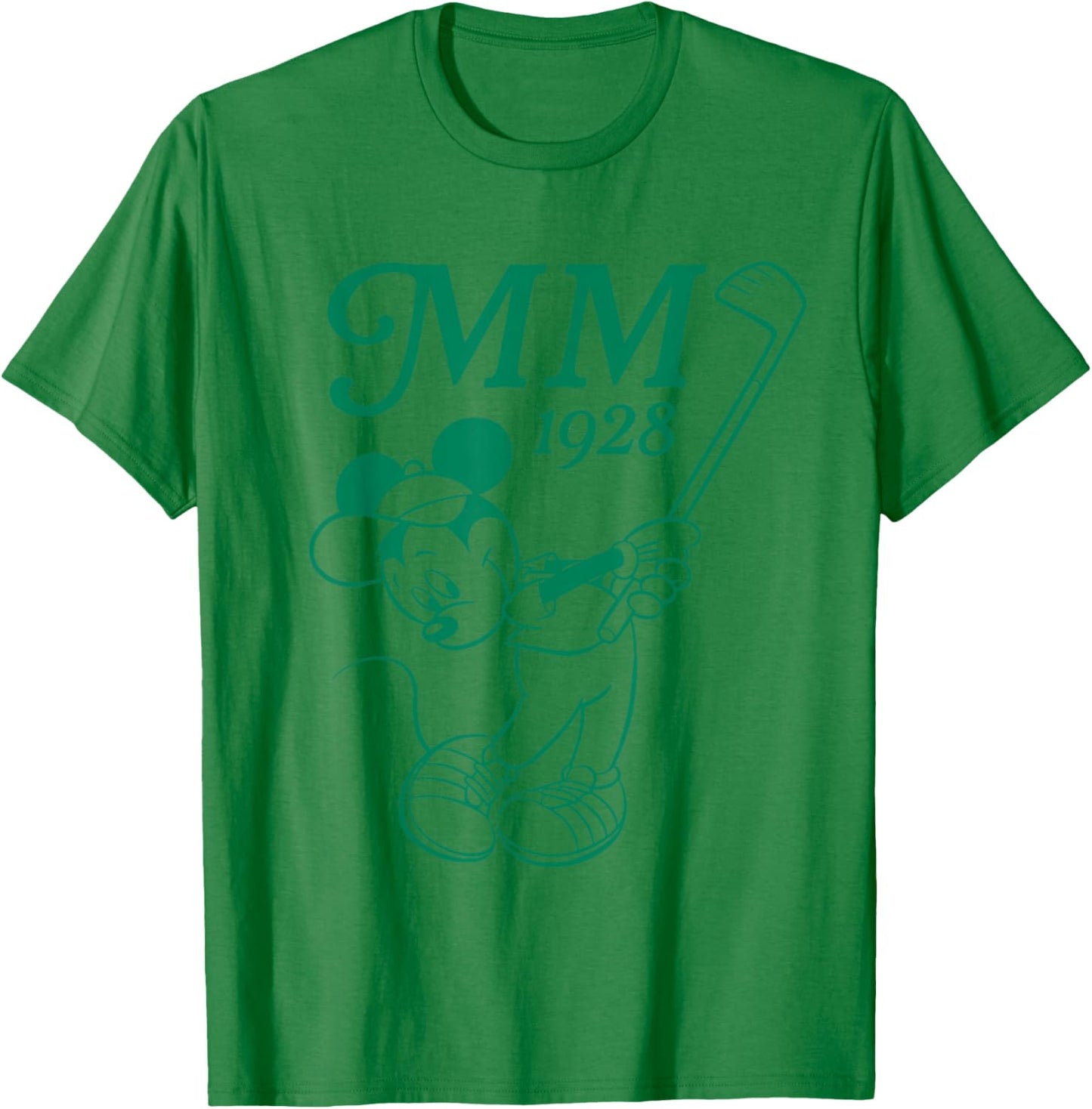 Disney Mickey Mouse Golf MM 1928" Golfing T-Shirt - T-Shirt | Irish Green