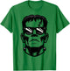 Frankenstein Monster Wearing Sunglasses Halloween Costume T-Shirt - T-Shirt | Irish Green