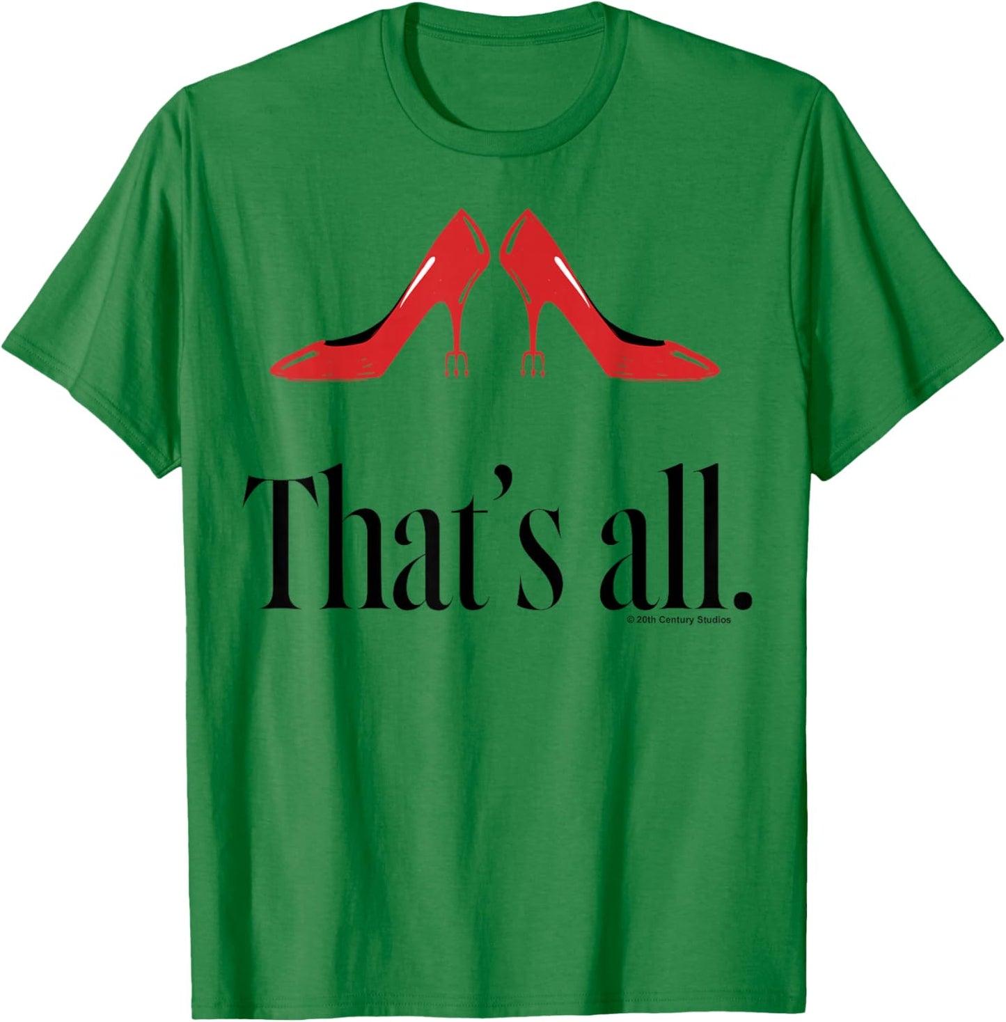 The Devil Wears Prada 2 That's All Red High Heel Pitchfork T-Shirt - T-Shirt | Irish Green
