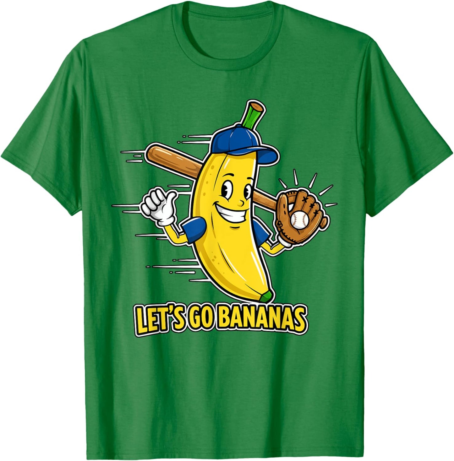 Funny Banana Shirts Gift Fruit Lovers Boys Lets Go Bananas T-Shirt - T-Shirt | Irish Green