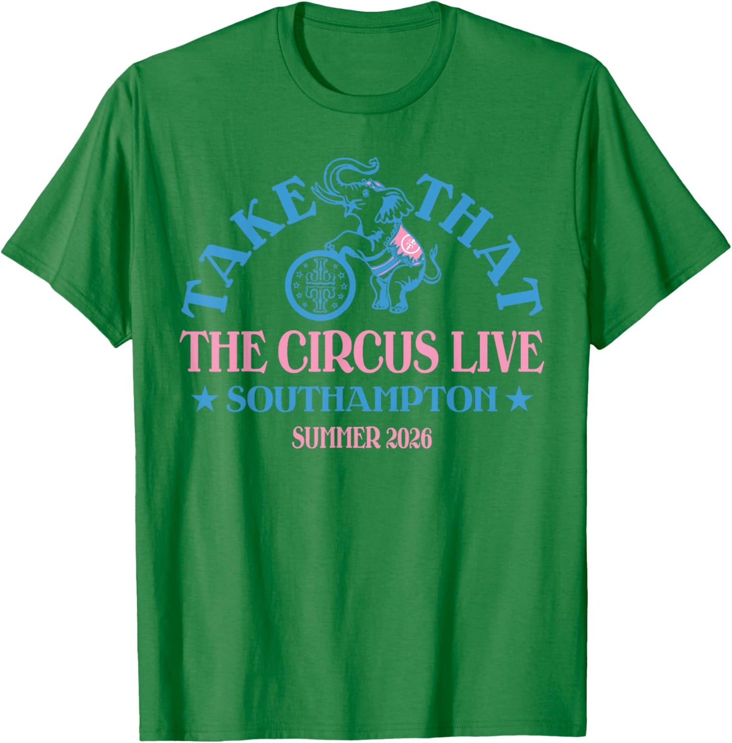 Take That The Circus Live South Hampton T-Shirt - T-Shirt | Irish Green