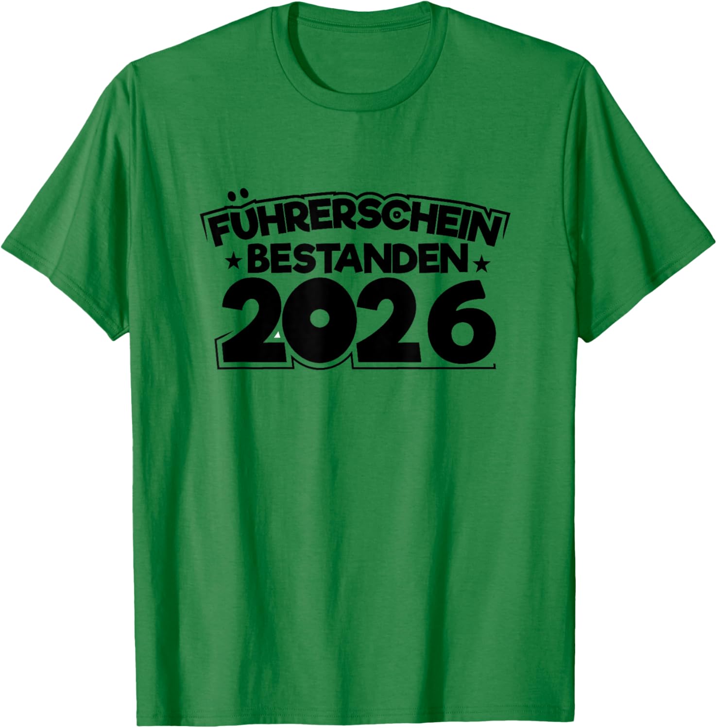 Driving Licence Passed 2026 Driving Test T-Shirt - T-Shirt | Irish Green