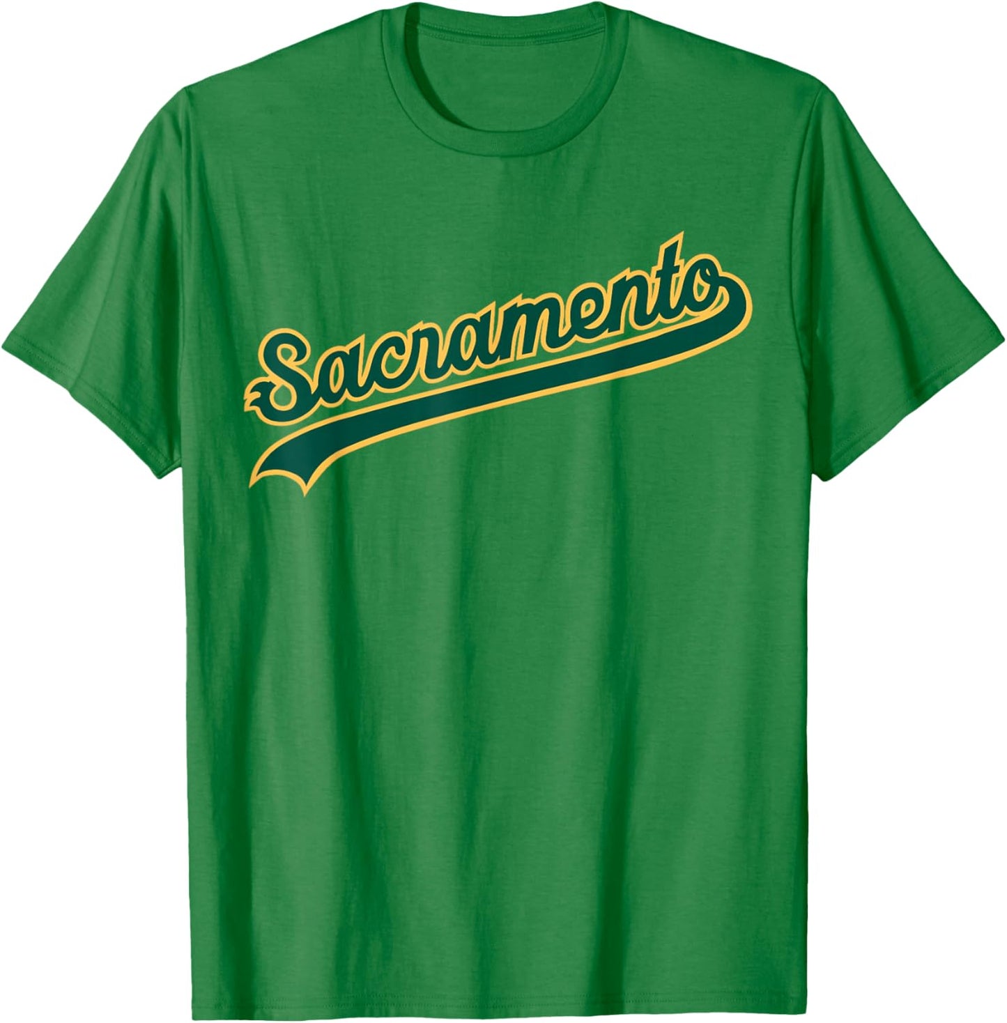 Sacramento Oakland Baseball Fan T-Shirt - T-Shirt | Irish Green