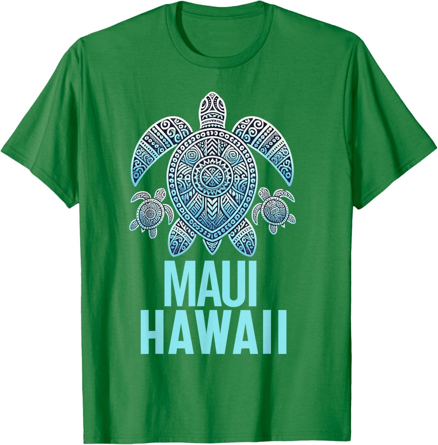 Maui Hawaii Souvenir Vacation Hawaiian Men Women Reminder T-Shirt - T-Shirt | Irish Green