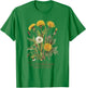 Dandelion Vintage Botanical Herbalist Gardening Dandelion T-Shirt - T-Shirt | Irish Green