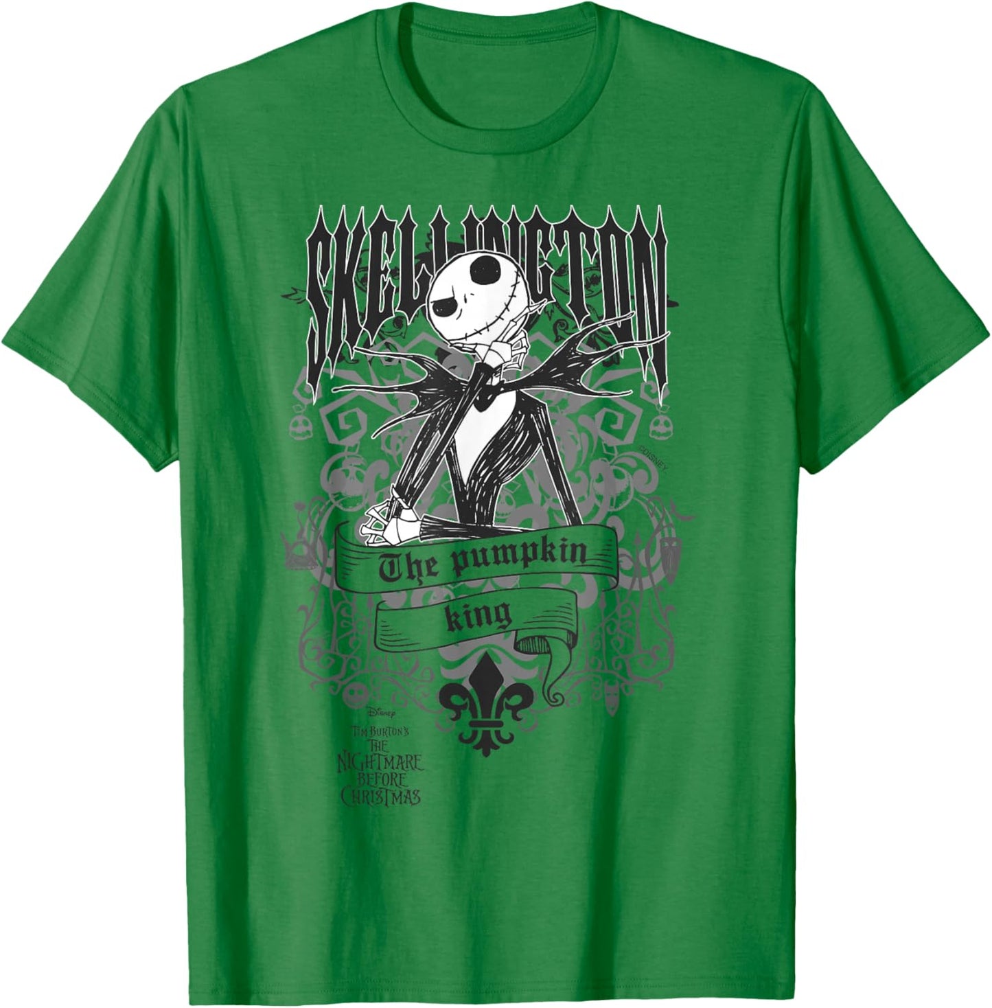 Disney The Nightmare Before Christmas The Pumpkin King T-Shirt - T-Shirt | Irish Green