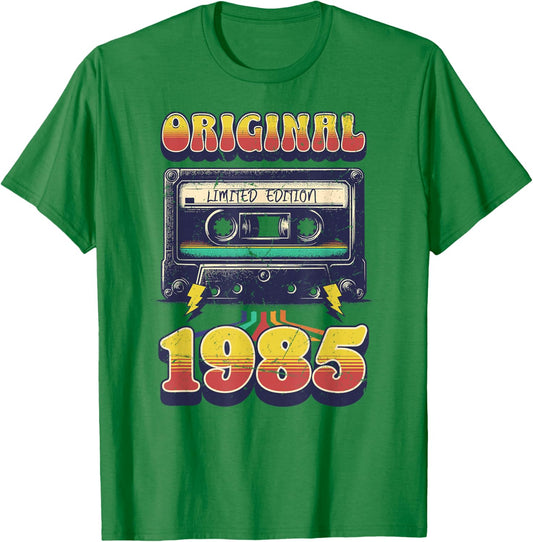 40th Birthday Retro Vintage 1985 Men Women T-Shirt - T-Shirt | Irish Green