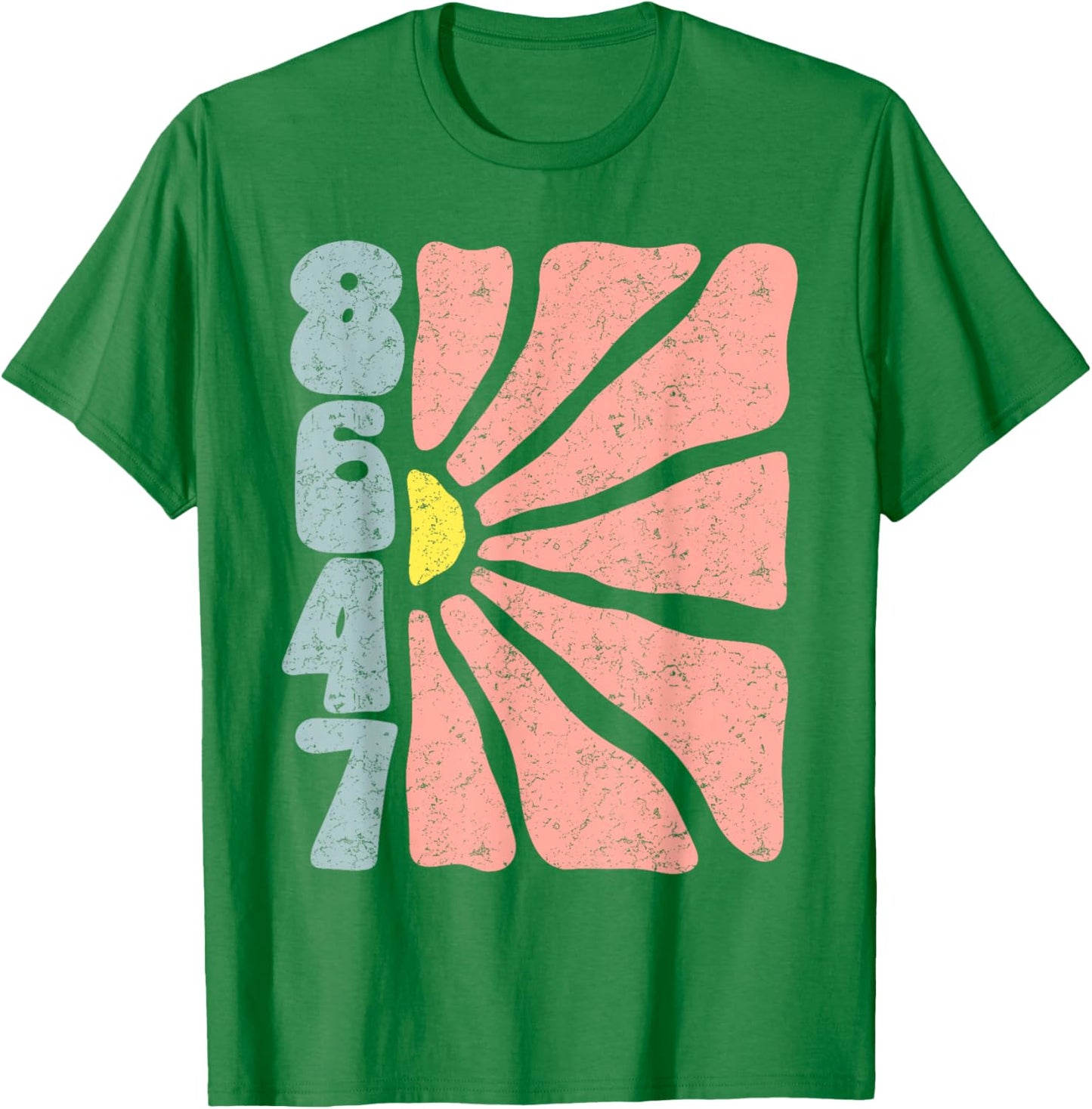 Subtle Boho Flowers Anti-Trump, Impeach Trump, Subtle 8647 T-Shirt - T-Shirt | Irish Green