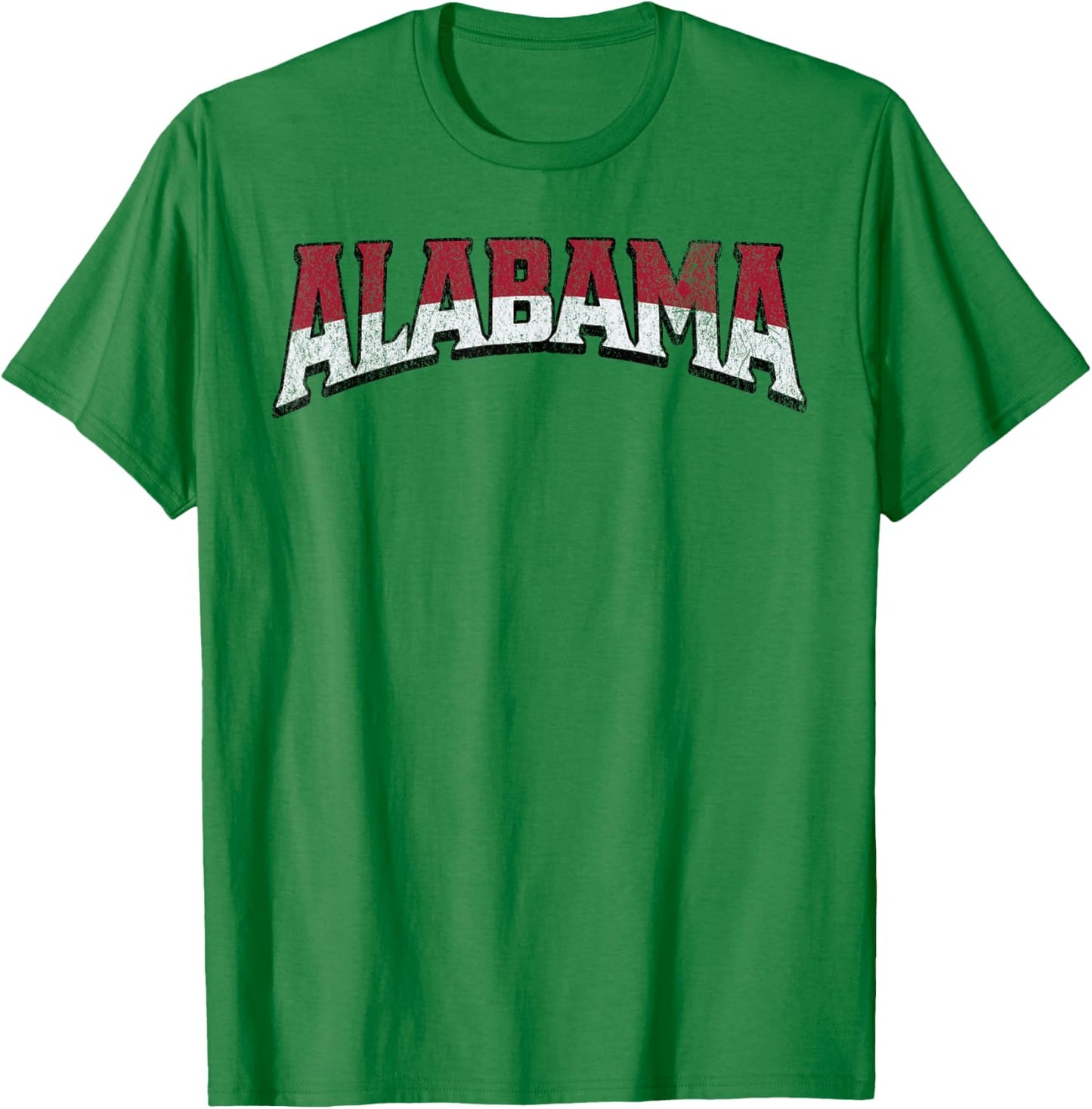 Alabama AL Vintage Sports Design Gifts Men Women Boys Girls T-Shirt - T-Shirt | Irish Green