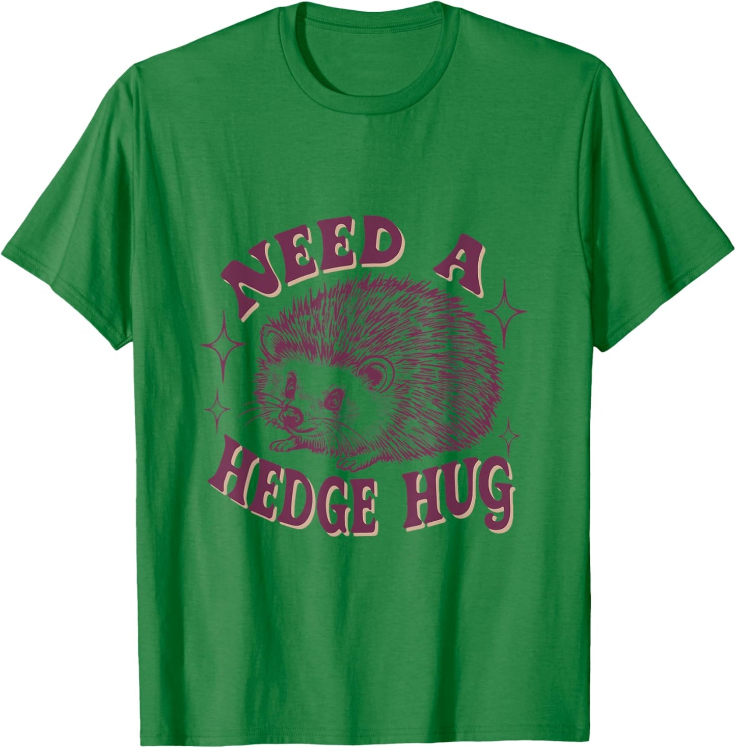 Sarcastic Hedgehog T-Shirt - T-Shirt | Irish Green