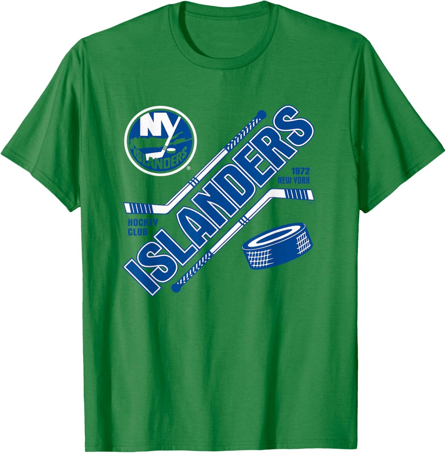 New York Islanders Force Orange Officially Licensed T-Shirt - T-Shirt | Irish Green