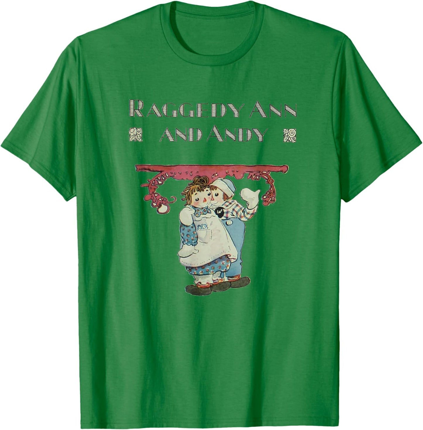 Raggedy Ann & Andy (1924) T-Shirt - T-Shirt | Irish Green
