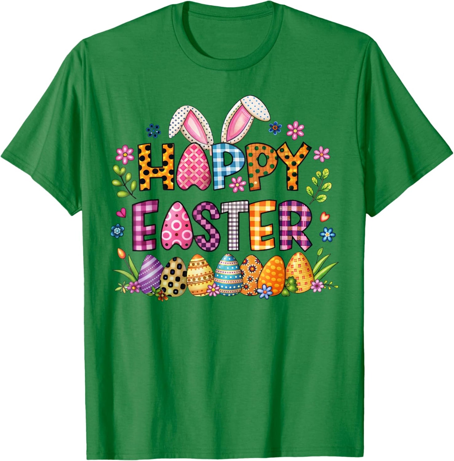 Easter Holiday Enthusiast Spring Season Bunny Celebration T-Shirt - T-Shirt | Irish Green