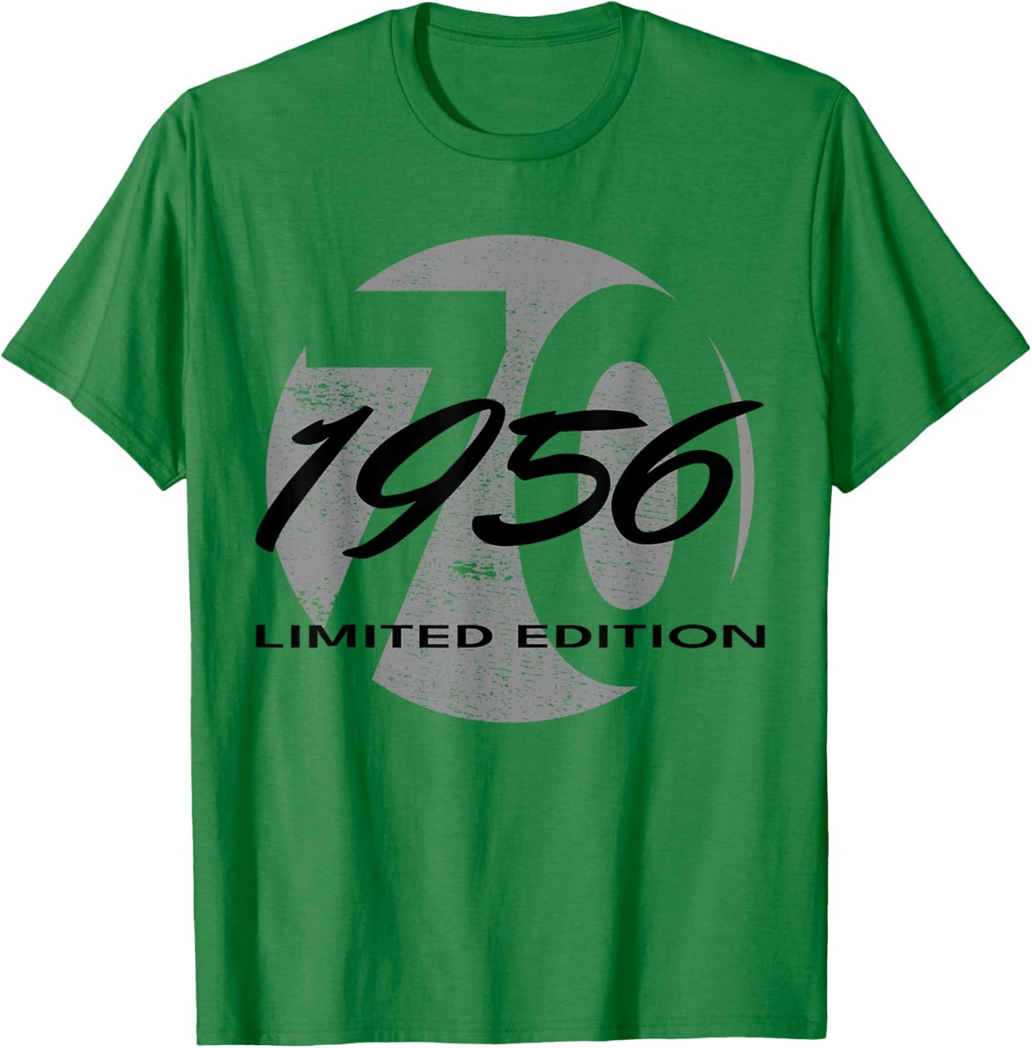 70th Birthday Man Woman 70 Years 1956 Funny Gift T-Shirt - T-Shirt | Irish Green
