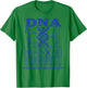 Vintage Science DNA Diagram Double Helix Genetics Biology T-Shirt - T-Shirt | Irish Green