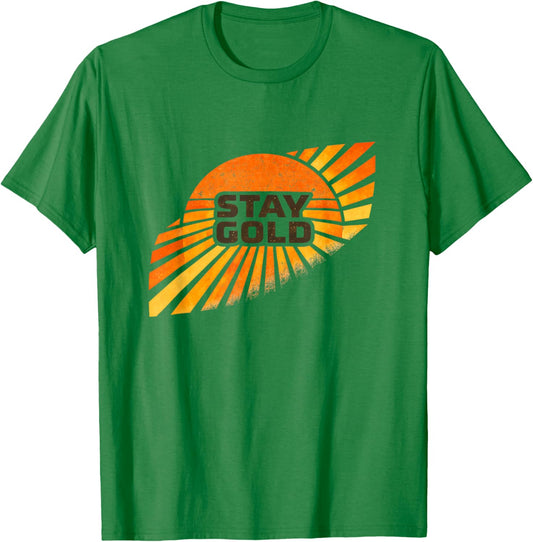 Retro Stay Golds 1980s Apparel | 80s Humor | 80s Television T-Shirt - T-Shirt | Irish Green