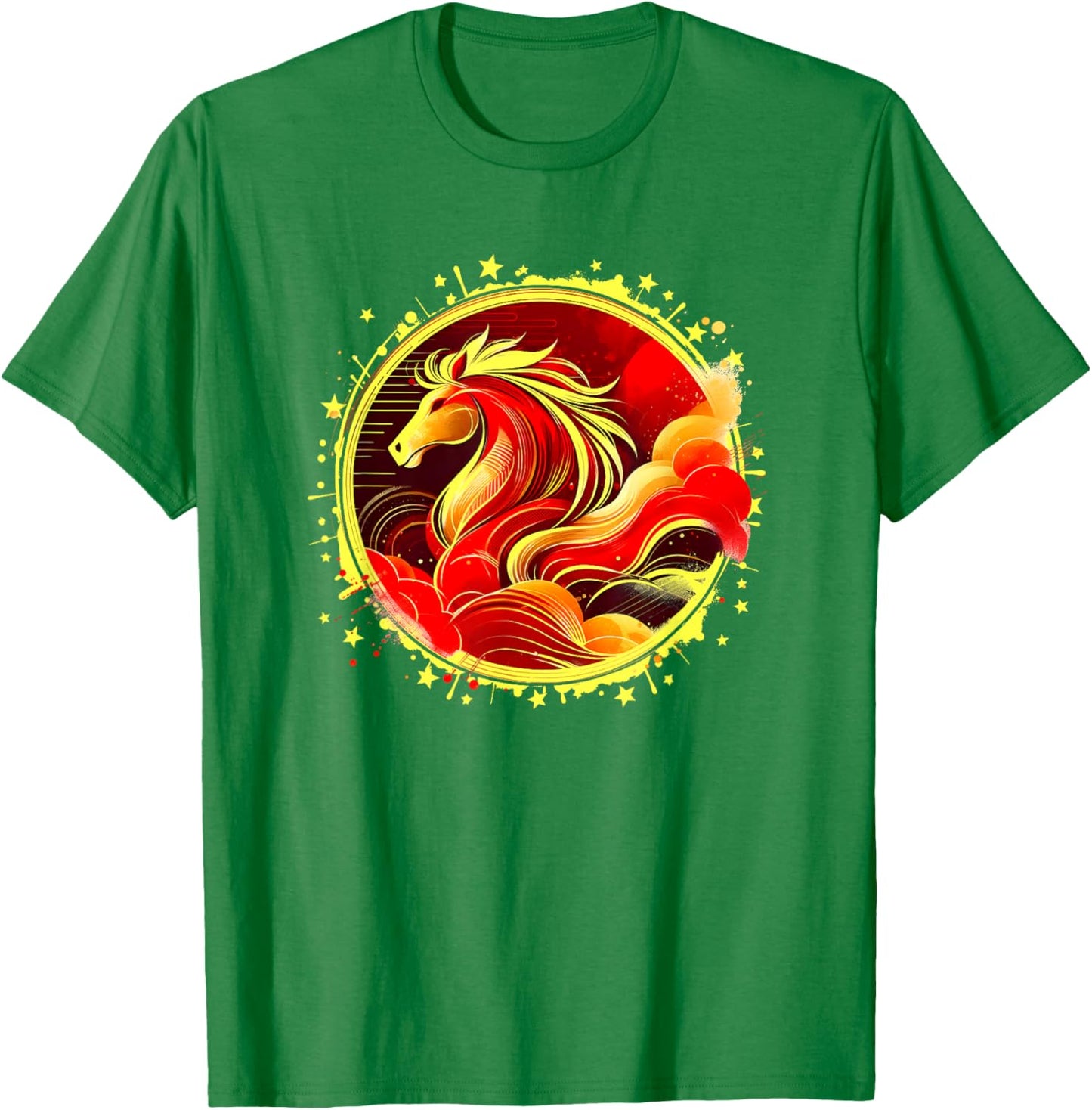 Year of the Horse 2026 New Year Lunar New Year T-Shirt - T-Shirt | Irish Green