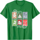 Classic Postage Stamps Christmas Mail T-Shirt - T-Shirt | Irish Green