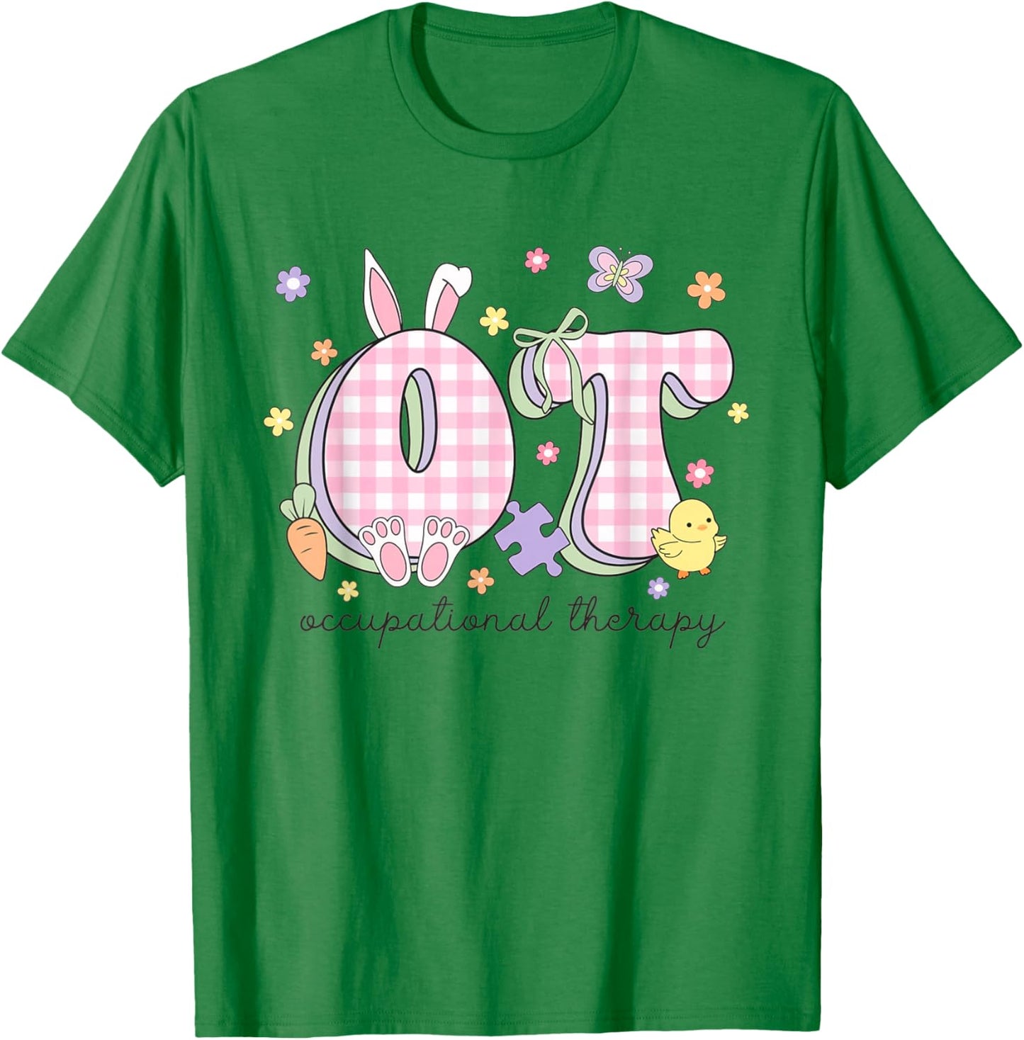 Occupational Therapy Easter Special Education PEDS OT Spring T-Shirt - T-Shirt | Irish Green