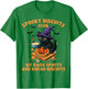 Spooky Biscuits Club Cat, Funny Halloween Baking Men Women T-Shirt - T-Shirt | Irish Green
