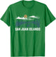 San Juan Islands Washington T-Shirt - T-Shirt | Irish Green