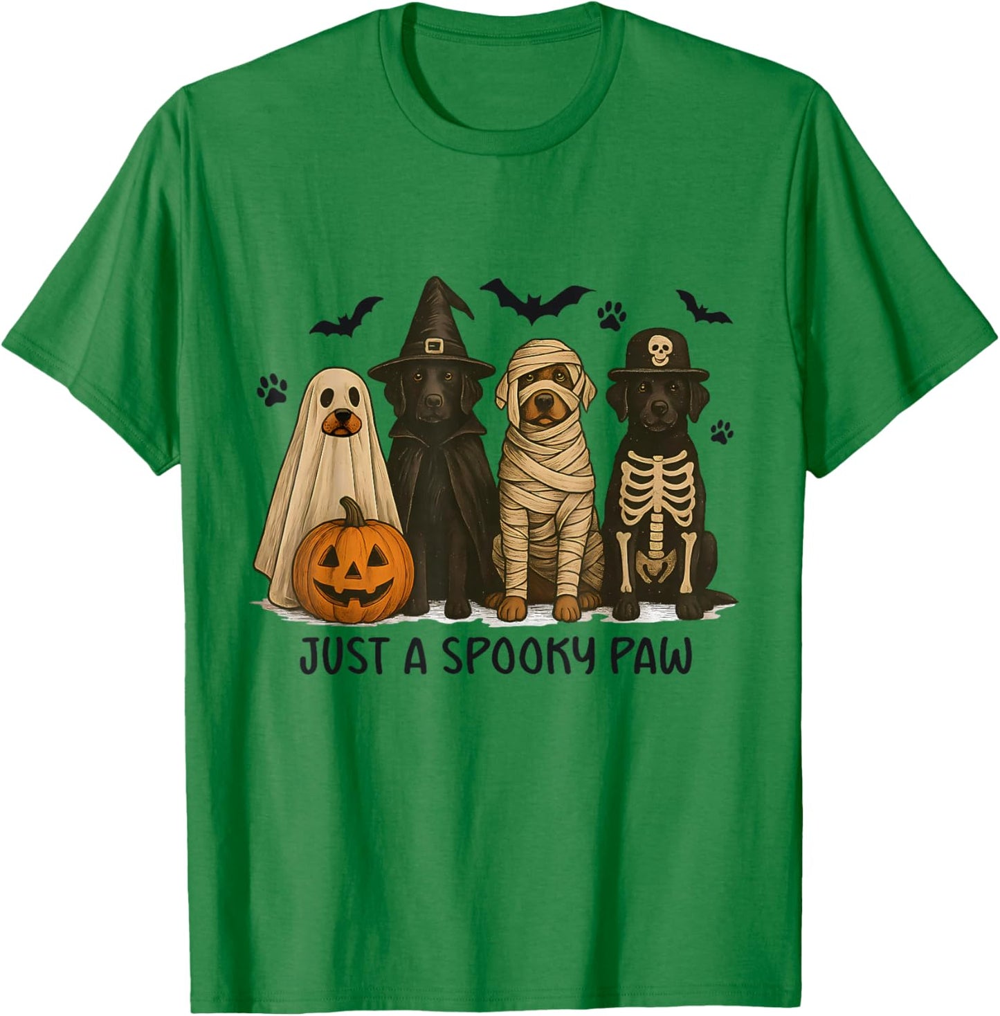 Labrador Retriever Halloween Labrador Witch Dog Mom T-Shirt - T-Shirt | Irish Green