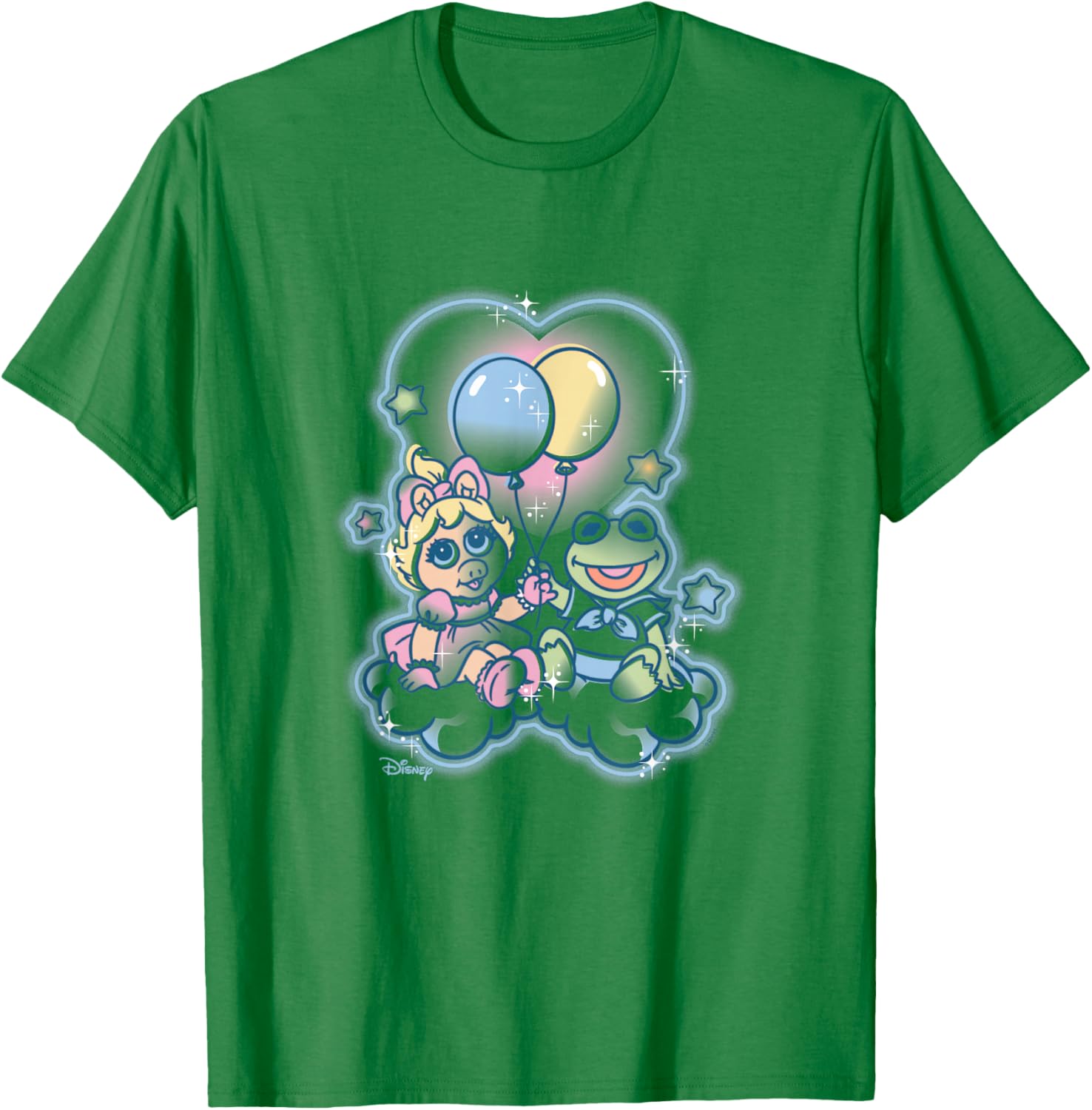 Muppet Babies - Miss Piggy and Kermit T-Shirt - T-Shirt | Irish Green