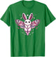 Kawaii Pastel Goth Cute Creepy Bunny Moth T-Shirt - T-Shirt | Irish Green