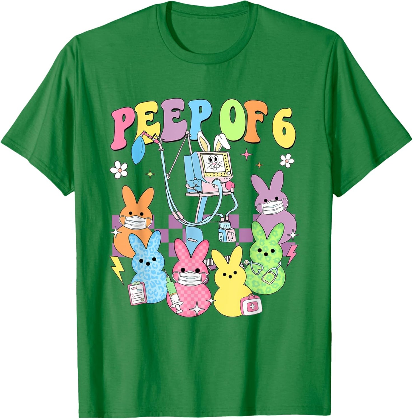 Nurse Respiratory Therapist Easter Ventilator RT RRT ICU T-Shirt - T-Shirt | Irish Green