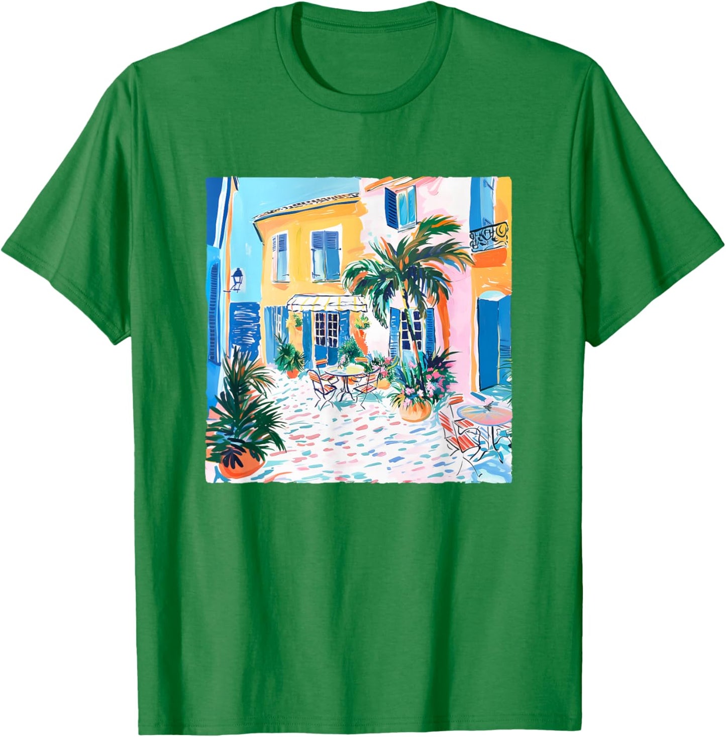 France Travel Côte d'Azur French Riviera Style Souvenir T-Shirt - T-Shirt | Irish Green