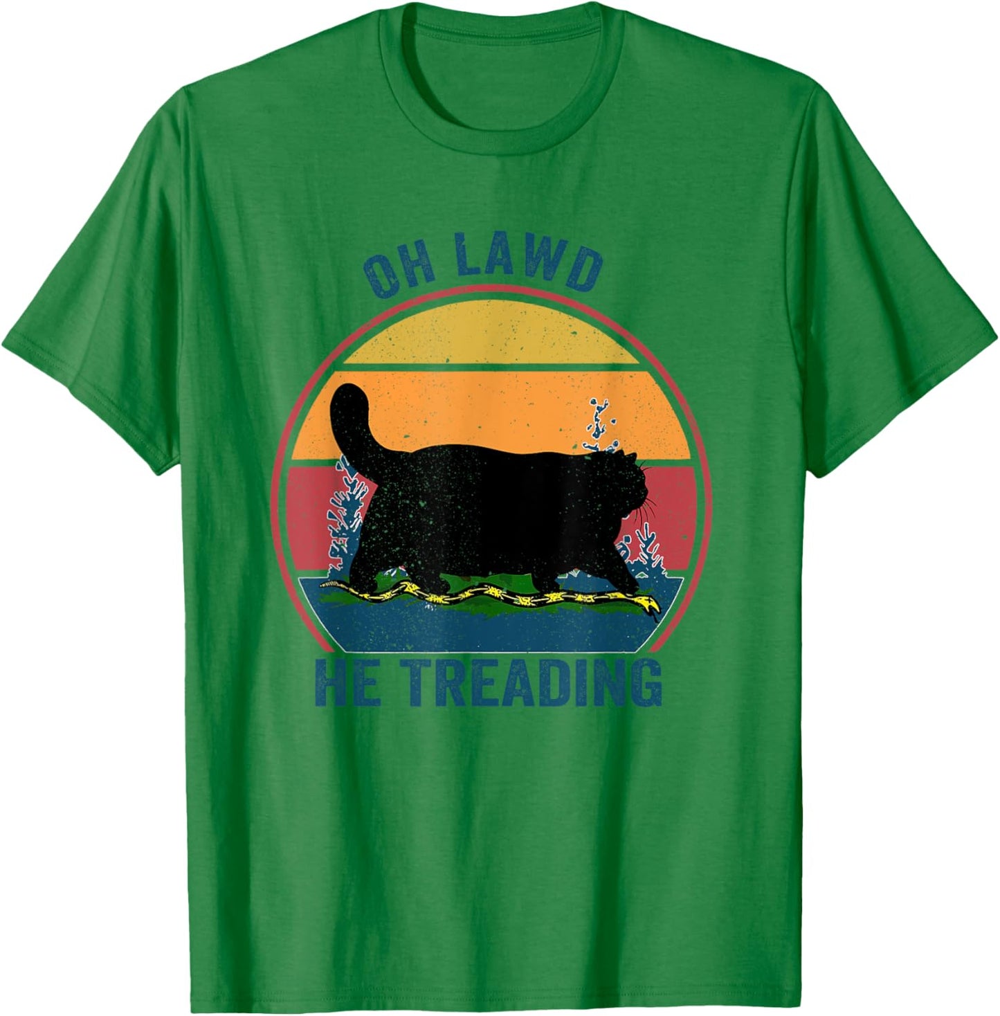 Oh Lawd He Treading T-Shirt - T-Shirt | Irish Green