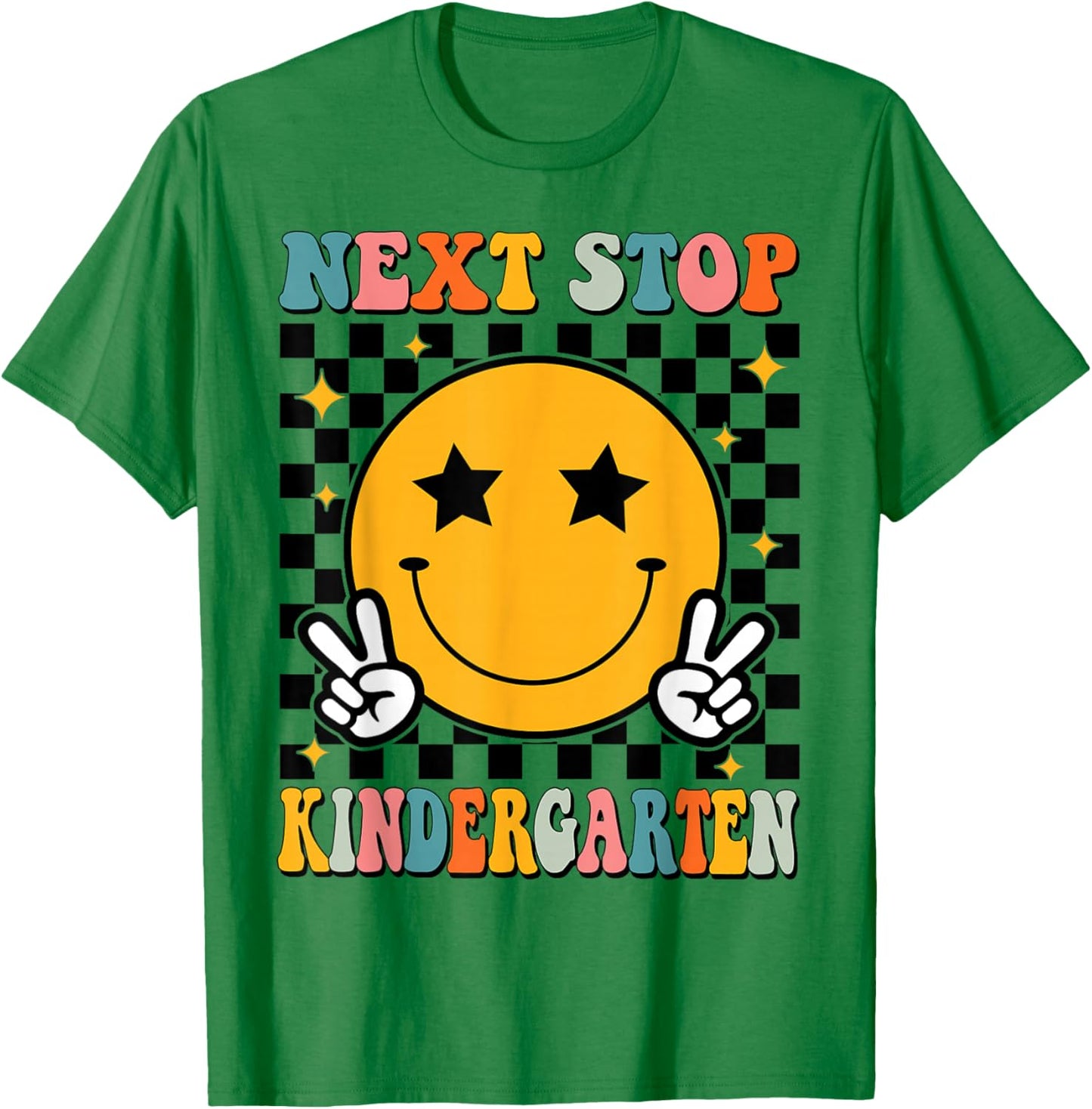 Next Stop Kindergarten Preschool Graduate Pre-K Graduation T-Shirt - T-Shirt | Irish Green