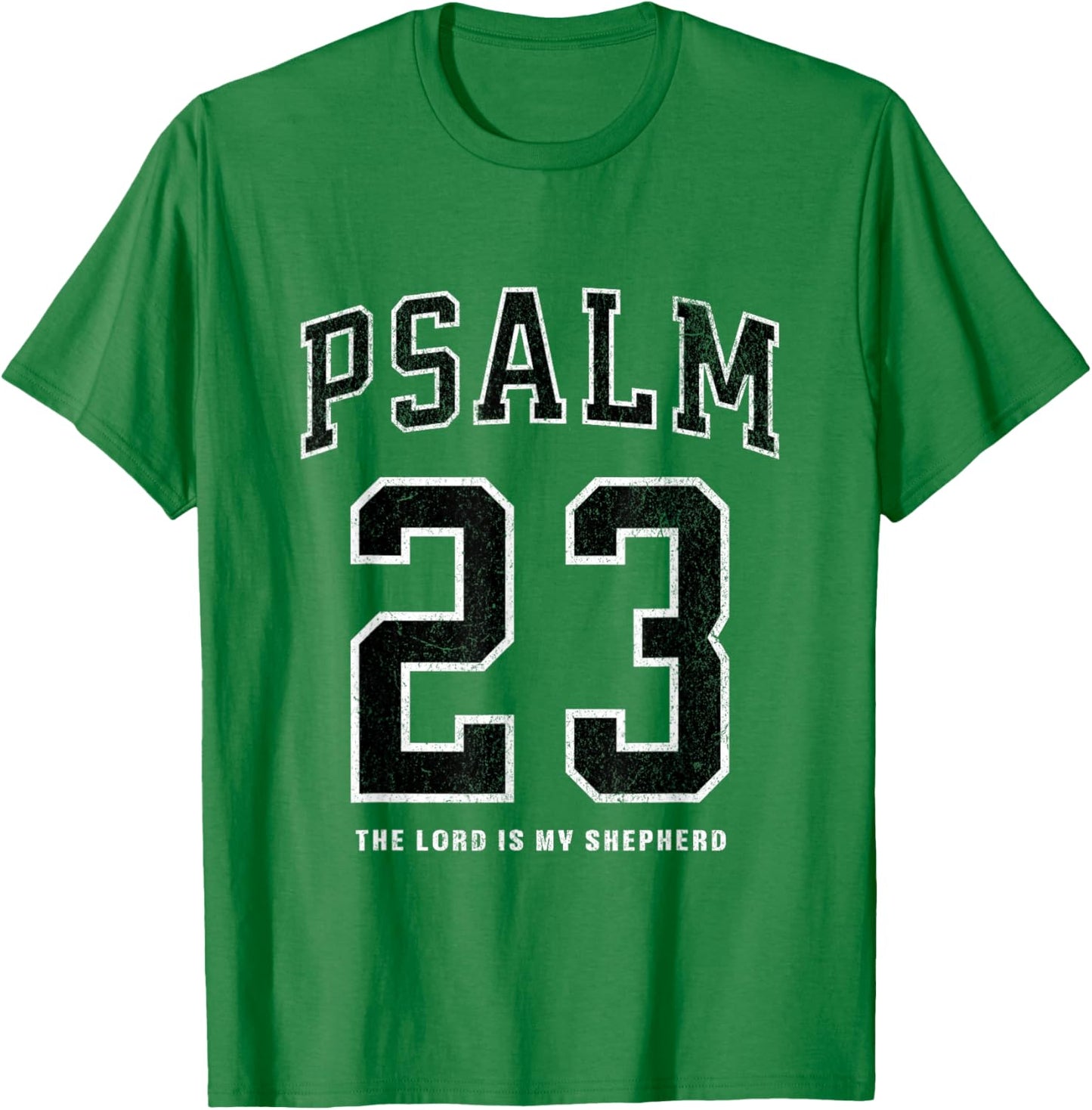Psalm 23 Jersey T-Shirt - T-Shirt | Irish Green