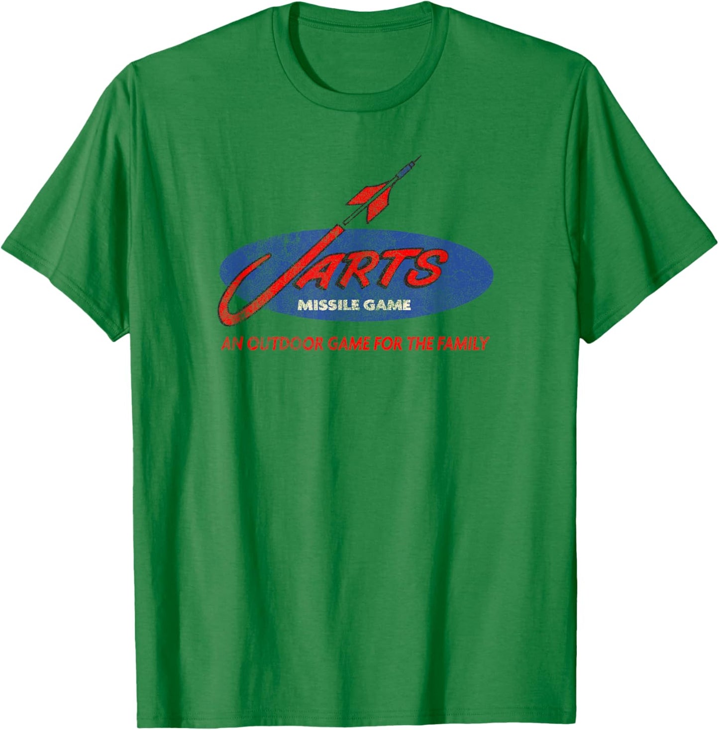 Jarts Lawn Darts Funny Retro 80s Games Throwback T-Shirt - T-Shirt | Irish Green