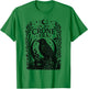 in My Crone Era Witchy Raven Cauldron Goth Witch T-Shirt - T-Shirt | Irish Green