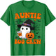 Auntie Boo Crew Groovy Ghost Matching Family Halloween T-Shirt - T-Shirt | Irish Green